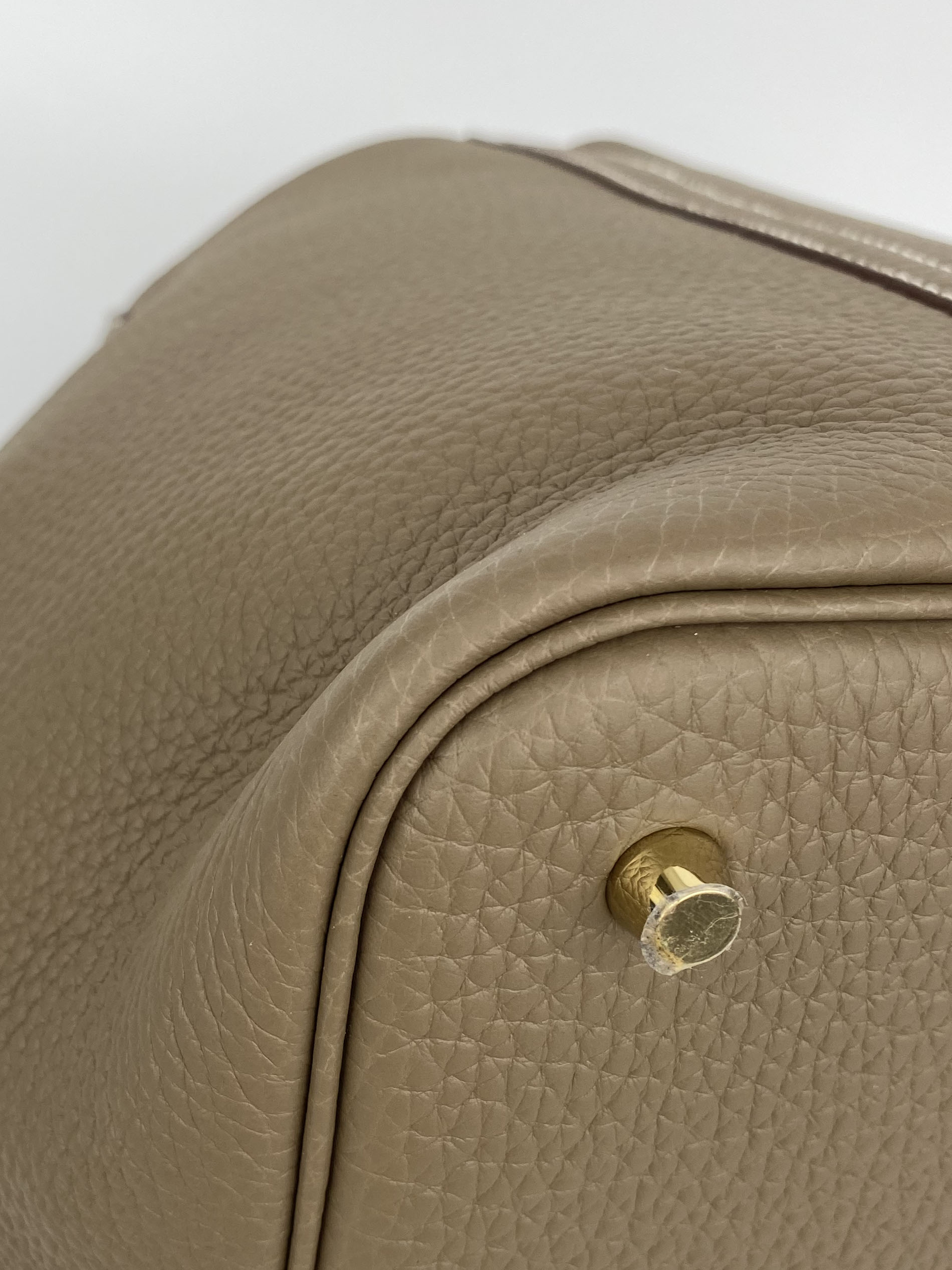 Authentic Hermes Picotin Lock 22 Handbag in Etoupe - Luxury Tote Bag for Women, Perfect for Everyday Use, Work & Travel
