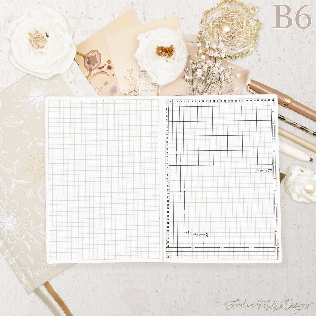 B6 Live Plan Dream Notebook - Inspirational Journal for Goal Setting & Daily Planning - Perfect for Students, Professionals & Creative Minds by Lauren Phelps Designs
