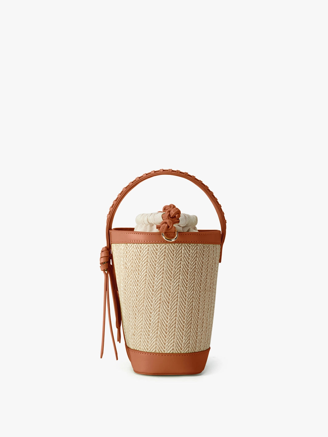 Stylish Marina Raffia Straw Bucket Bag for Women - Summer Beach Tote, Boho Chic Handbag for Travel, Shopping & Outdoor Activities