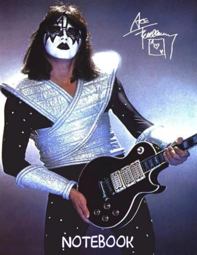 Ace Frehley KISS Music Themed Lined Notebook - Christmas, Thanksgiving & Birthday Gift for Girls, Boys & Kids - Journal for School, Work & Creative Writing #21