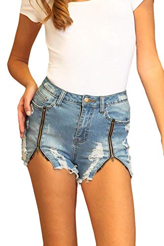 Zipper Thigh Blue
