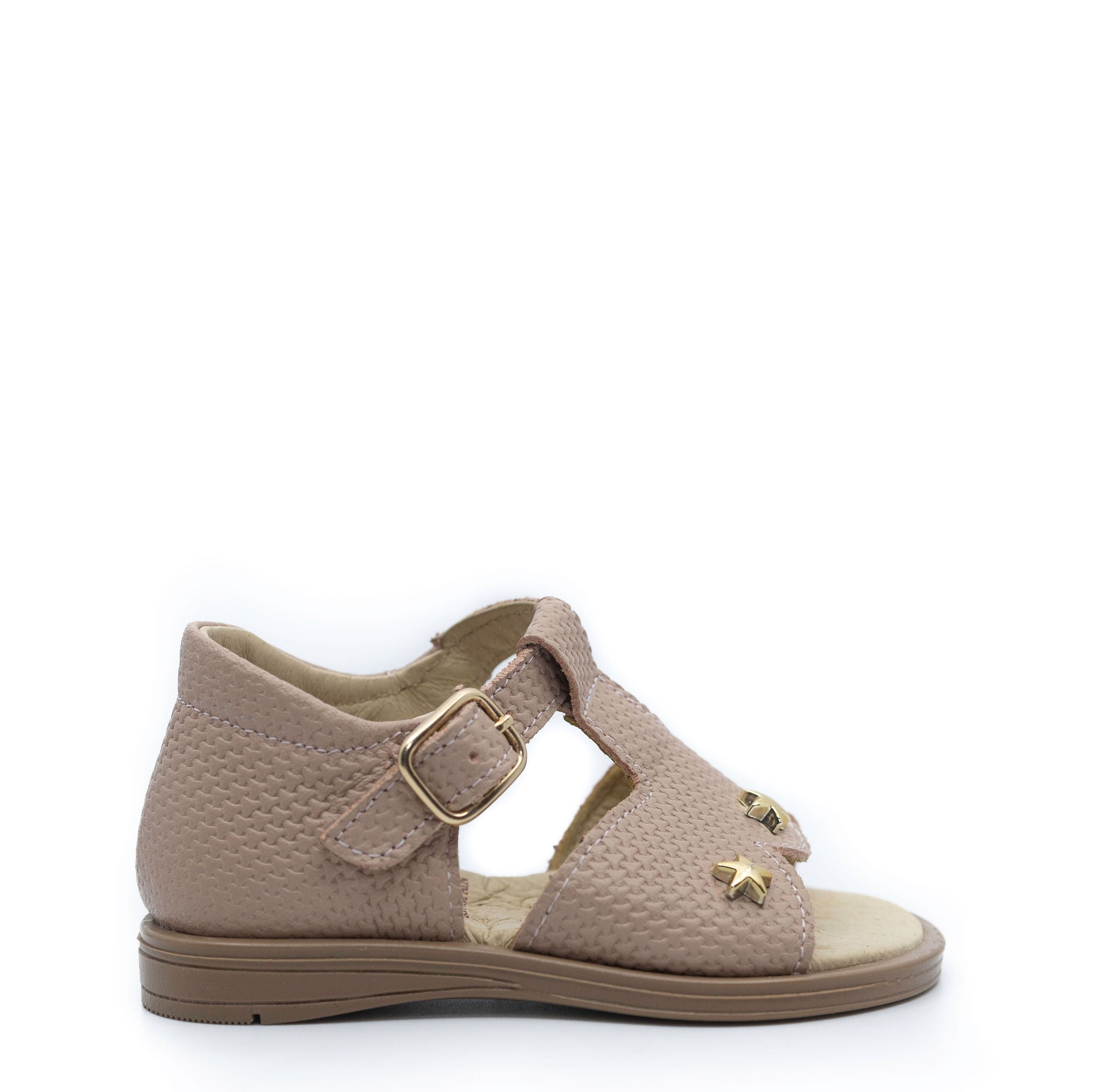Blublonc Rose Texture Star Sandal - Women's Fashion Sandals with Floral Design for Summer, Beach, and Casual Outfits