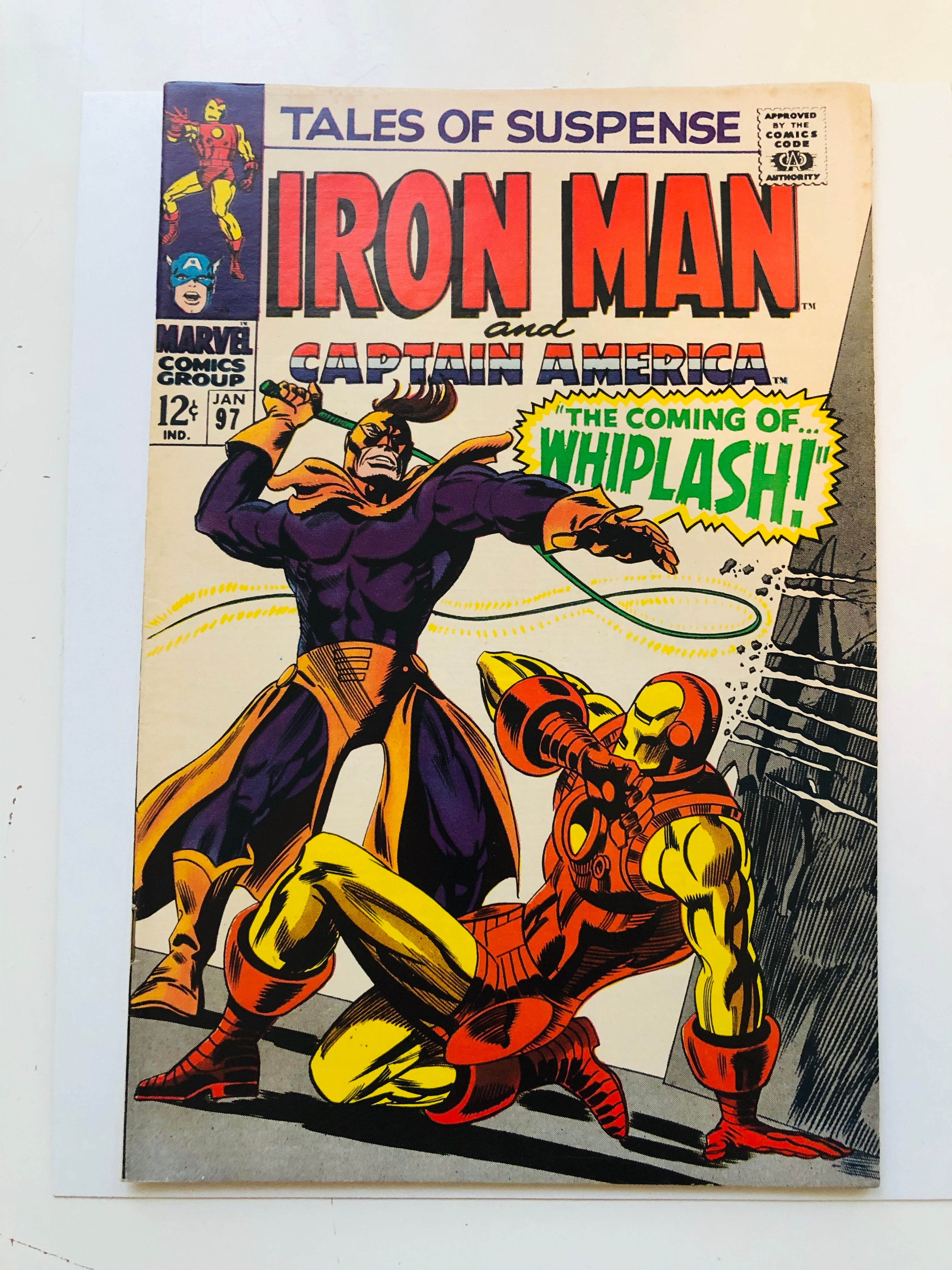 Iron Man #97 First Appearance of Whiplash - Rare Marvel Comic Book for Collectors | Perfect for Display & Investment