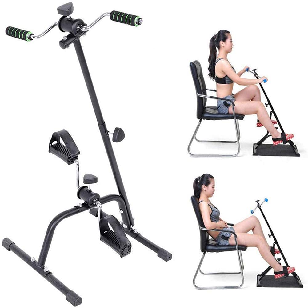 Portable Arm & Leg Pedal Exerciser - Compact Home Fitness Equipment for Seniors & Adults - Indoor Cycling Machine for Rehabilitation & Physical Therapy - Perfect for Home Gym, Office Workout & Elderly Exercise