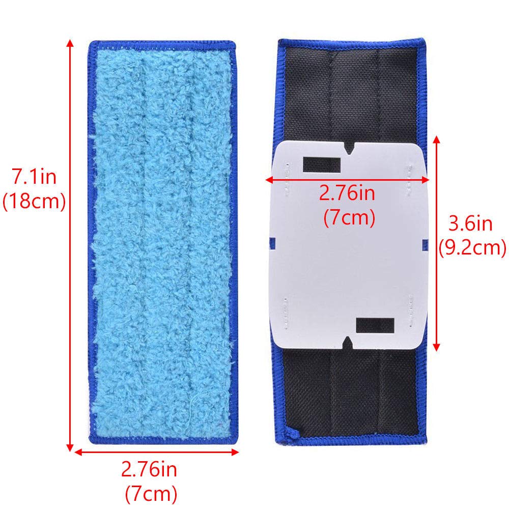 10-Pack Reusable Washable Mopping Pads for iRobot Braava Jet 240/241 - Microfiber Floor Cleaning Pads for Hardwood, Tile & Laminate Floors - Perfect for Daily Mopping & Deep Cleaning