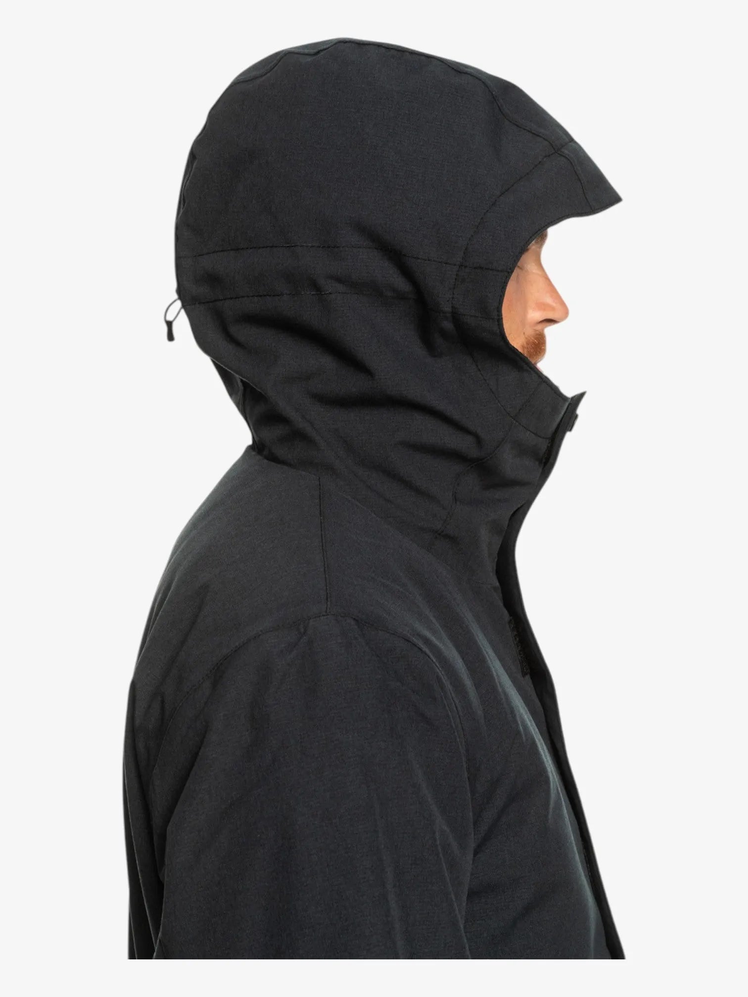 Quiksilver Mission Solid Black Snow Jacket - Waterproof & Insulated Winter Coat for Skiing, Snowboarding & Outdoor Adventures