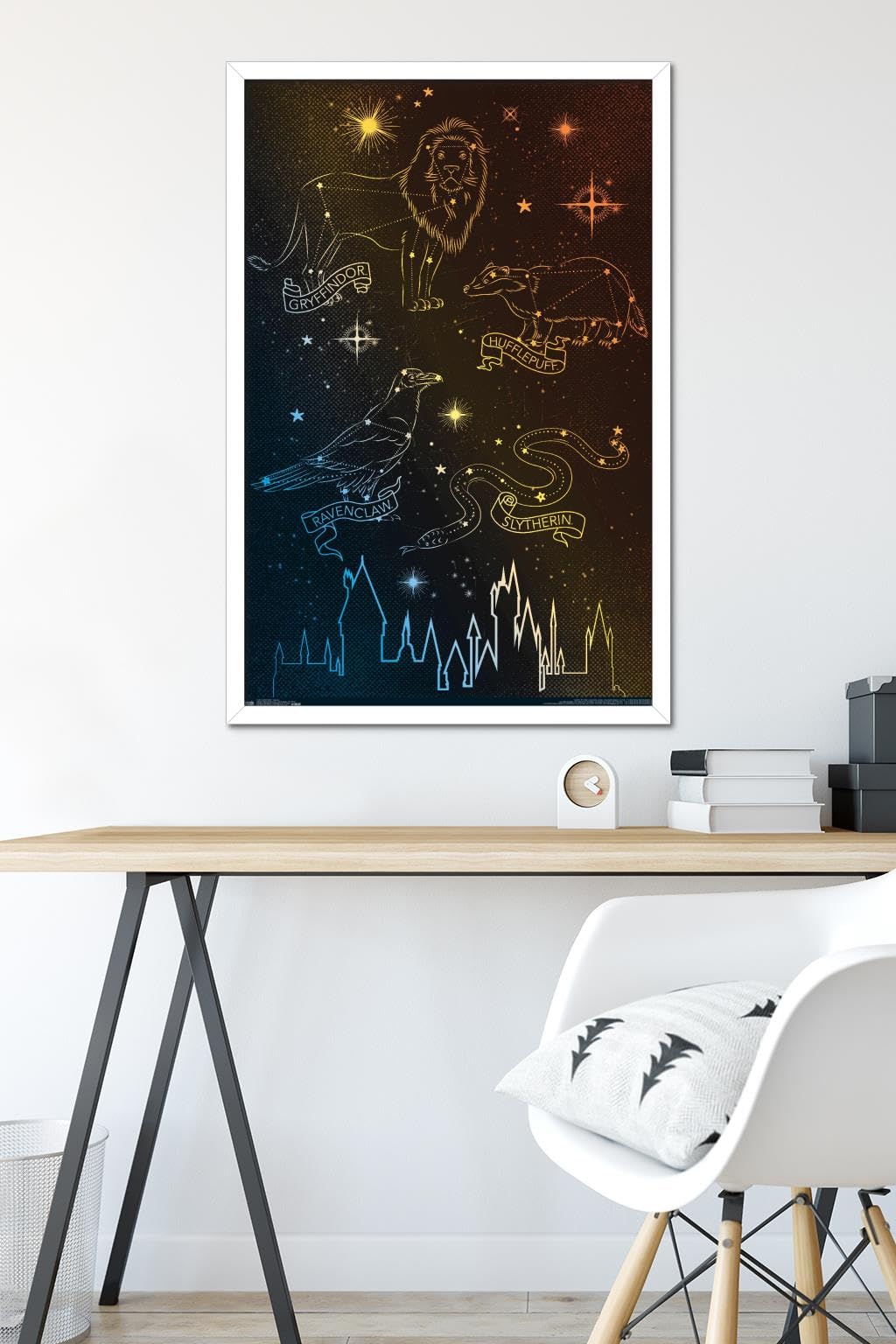 Trends International The Wizarding World: Harry Potter - Houses in the Stars Wall Poster, 22.375