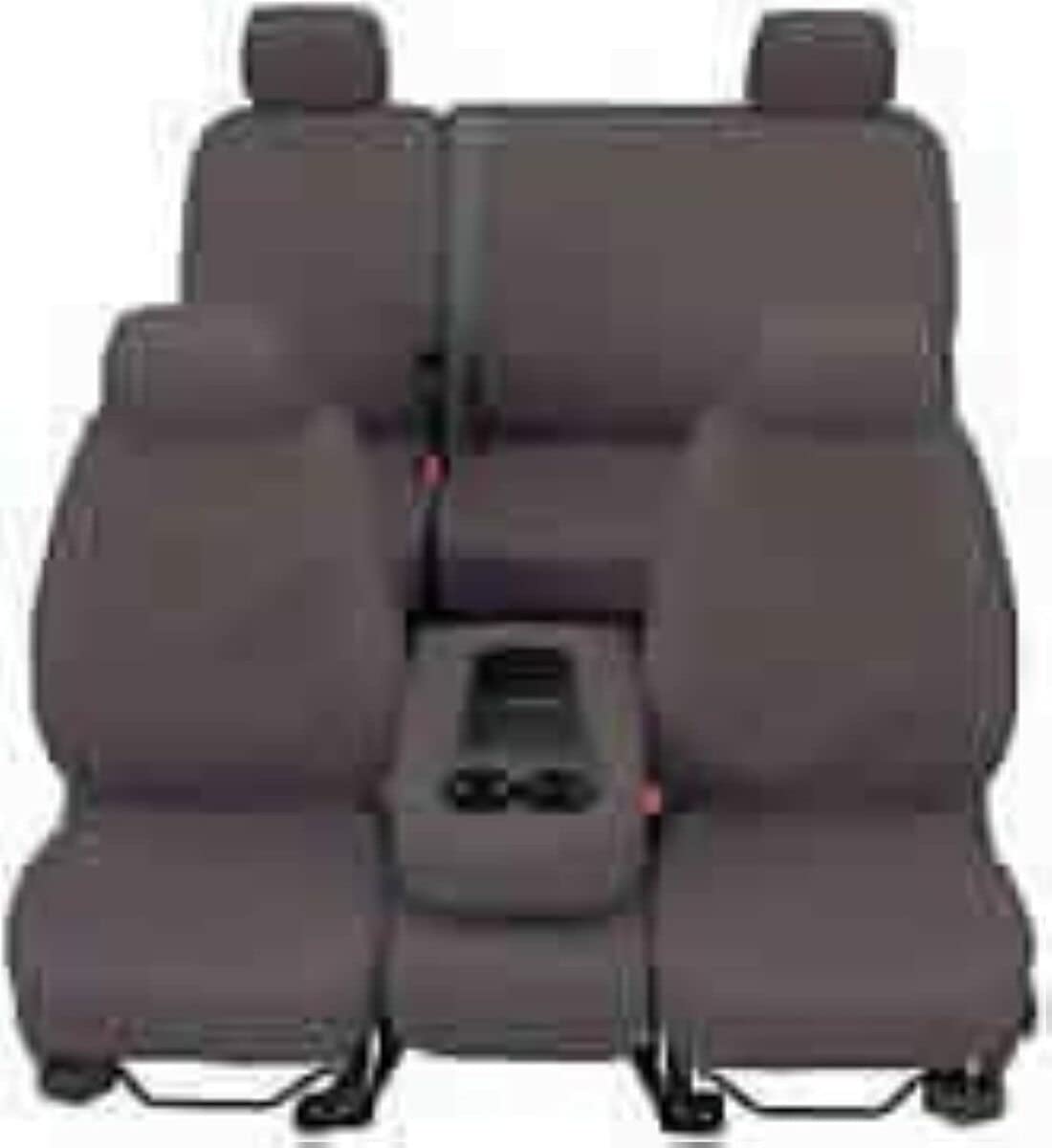 Covercraft SS2511PCGY Custom Fit Car Seat Covers - Premium Gray Polycotton for Comfort & Protection | Perfect for Trucks, SUVs & Daily Commutes