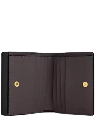 Coach Eliza Small Wallet in Signature Canvas - Stylish & Compact Women's Wallet for Everyday Use, Travel & Gifting