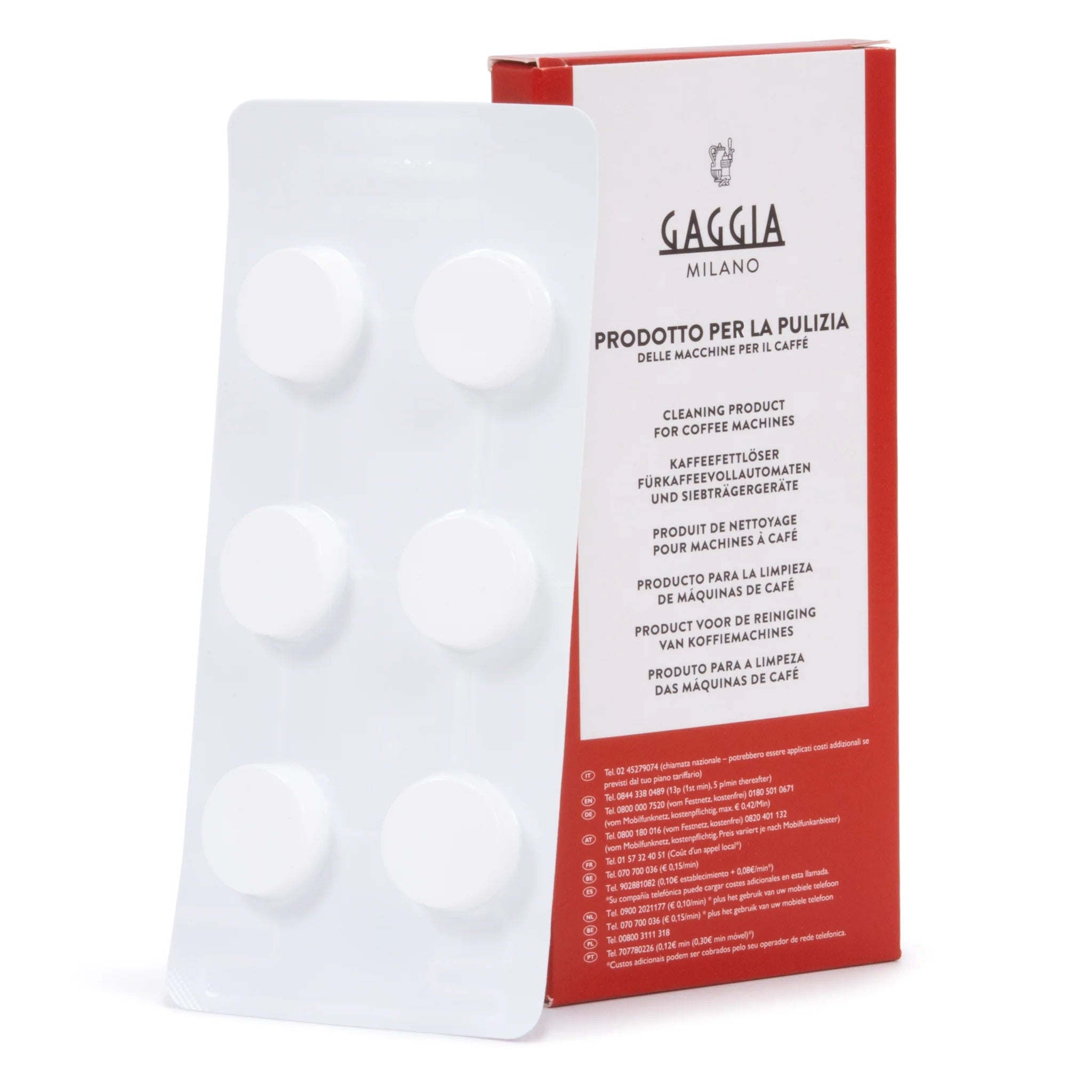 Gaggia Espresso Machine Cleaning Tablets - Deep Clean & Descale Coffee Maker - Use for Gaggia Classic, Brera & Other Models - Perfect for Home & Office Coffee Stations