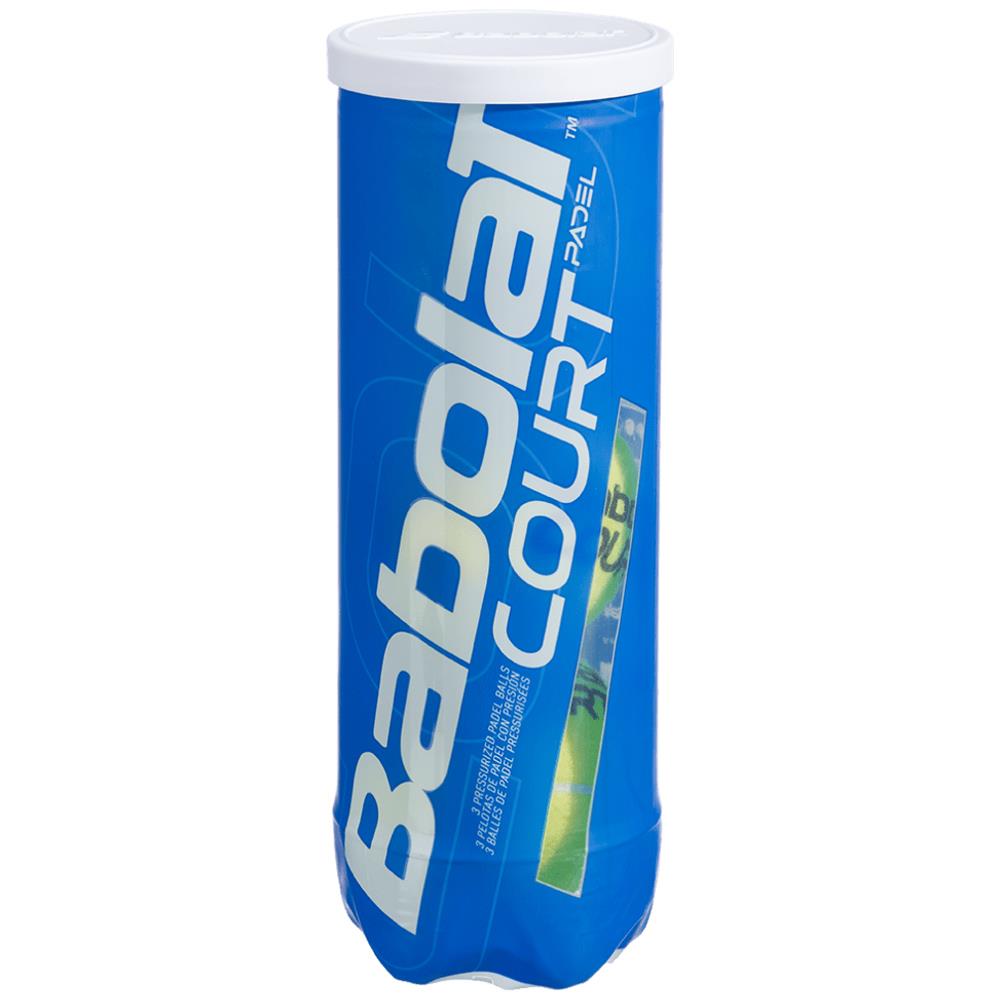 Babolat Court Padel Balls - 3 Pack Premium Padel Tennis Balls for Outdoor & Indoor Play - Durable & High Visibility for Competitive Matches & Training