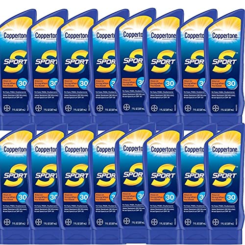 Pediatrician Recommended SPF 30 Sunscreen Spray for Kids - Hydrating Vitamin E Sunblock Lotion | 80 Minute Water Resistant | 6 FL OZ (16 Pack) - Perfect for Beach, Pool & Outdoor Family Activities