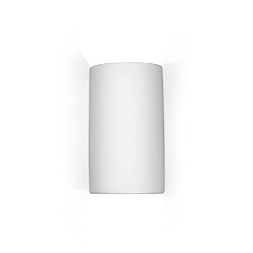 A19 Lighting 204 2-Light Gran Tenos Wall Sconce in Bisque - Elegant Wall Light Fixture for Bedroom, Living Room & Hallway Decor