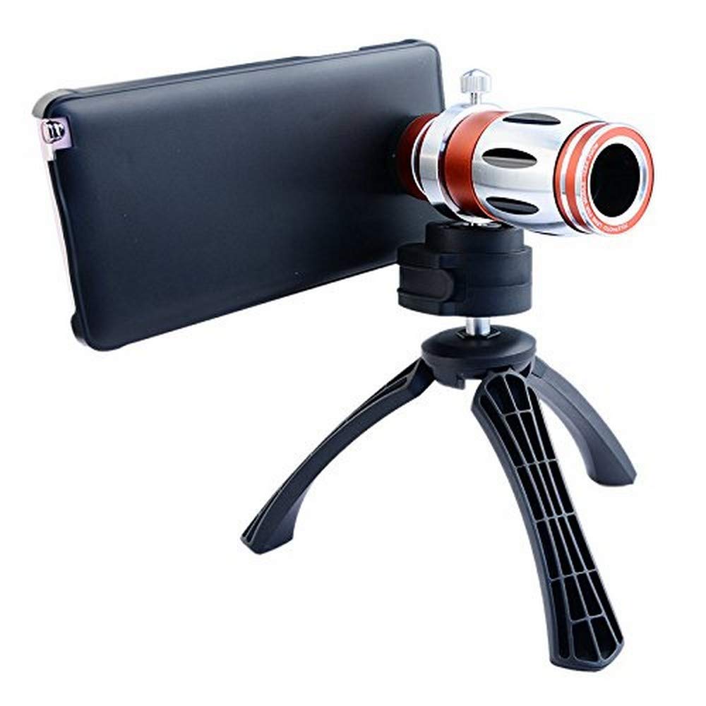 Apexel 12.5X Zoom Telephoto Lens for iPhone & Samsung - Manual Focus Camera Lens with Tripod for Smartphones | Perfect for Wildlife Photography, Travel & Outdoor Adventures