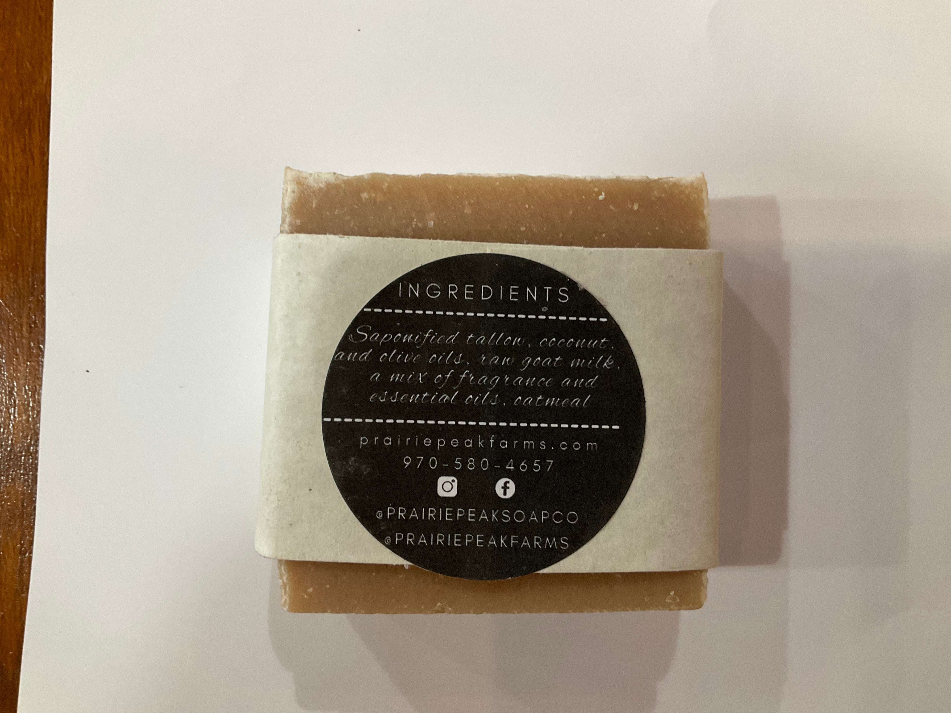 Handmade Artisan Goat Milk Soap with Oatmeal & Honey - Natural Moisturizing & Exfoliating Bar Soap for Sensitive Skin - Perfect for Daily Face & Body Cleansing, Gift Sets & Spa Days