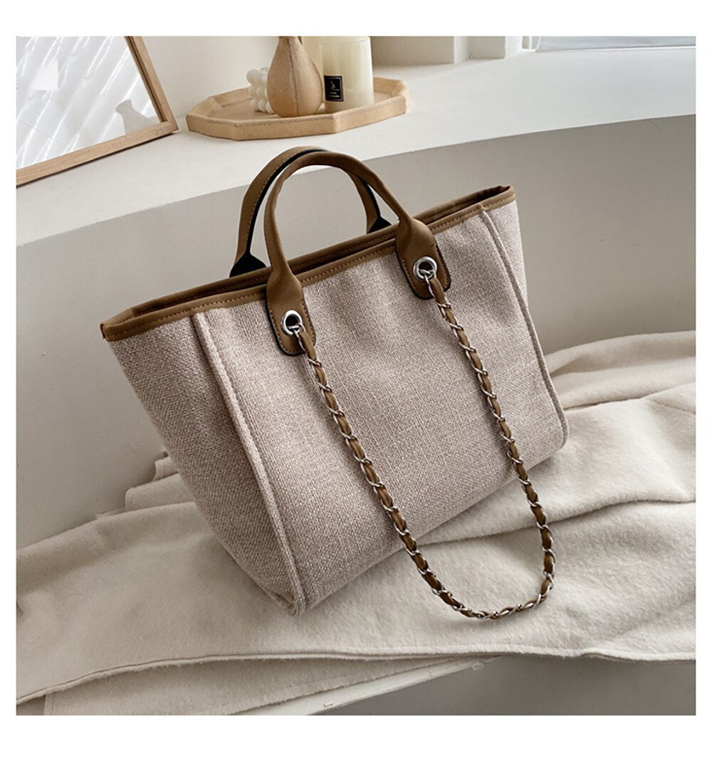 Stylish Large Capacity Women's Handbag for Work, Travel & Everyday Use - Trendy Tote Purse with Multiple Pockets