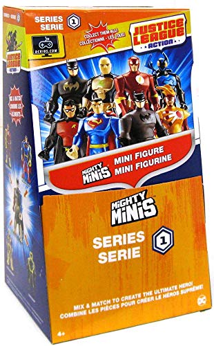 Justice League Action Mighty Minis JLA Series 1 Mystery Box - 36 Pack Collectible Figures for DC Comics Fans - Perfect for Display, Gifts & Superhero Playtime
