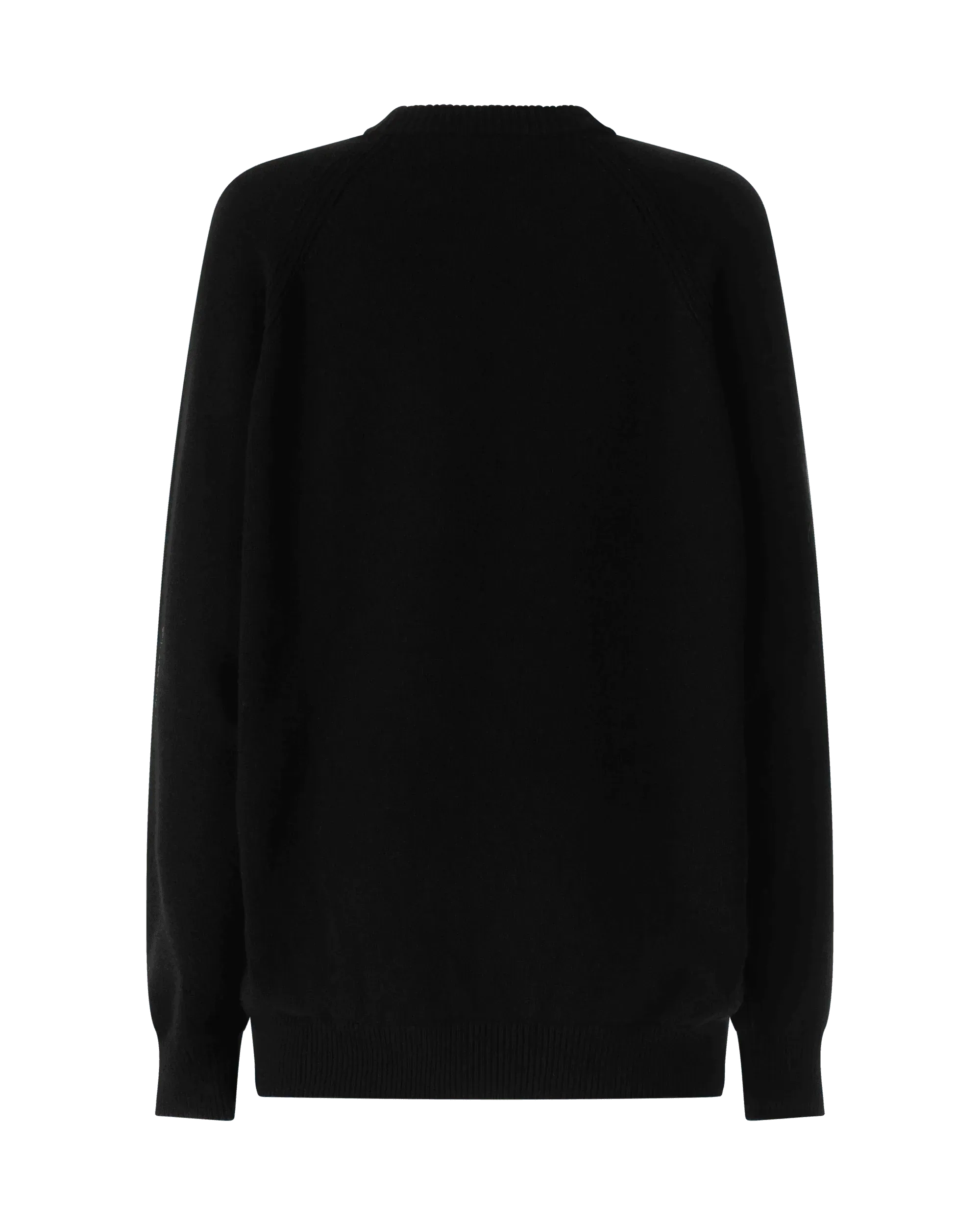 Luxury Cashmere Crewneck Sweater with Elegant Chain Detail - Soft & Warm Winter Pullover for Women - Perfect for Office, Date Night & Holiday Parties