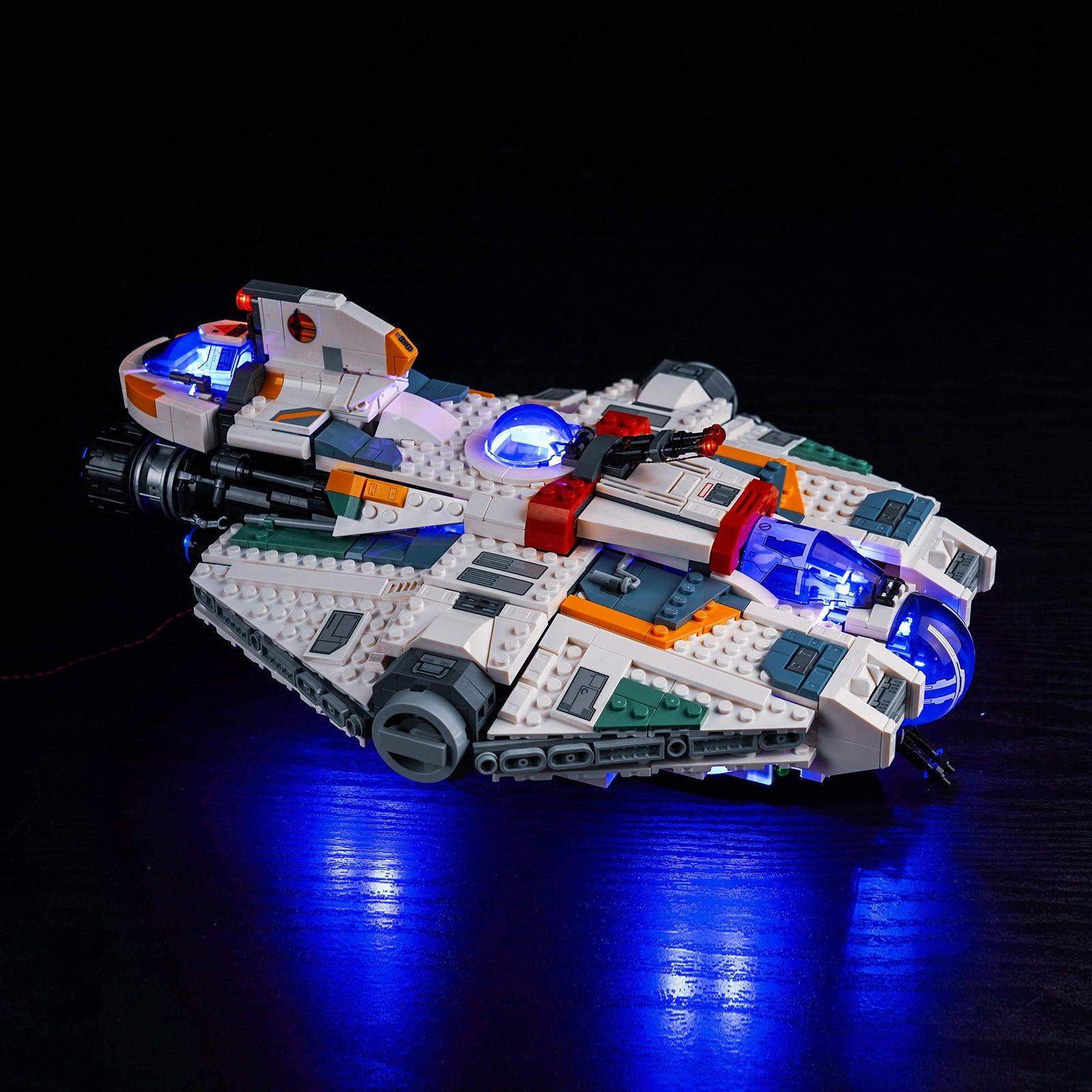 LEGO Star Wars Ghost & Phantom II (75357) Lighting Kit - LED Light Set for Building Blocks - Enhance Your LEGO Display for Home Decor & Collectibles