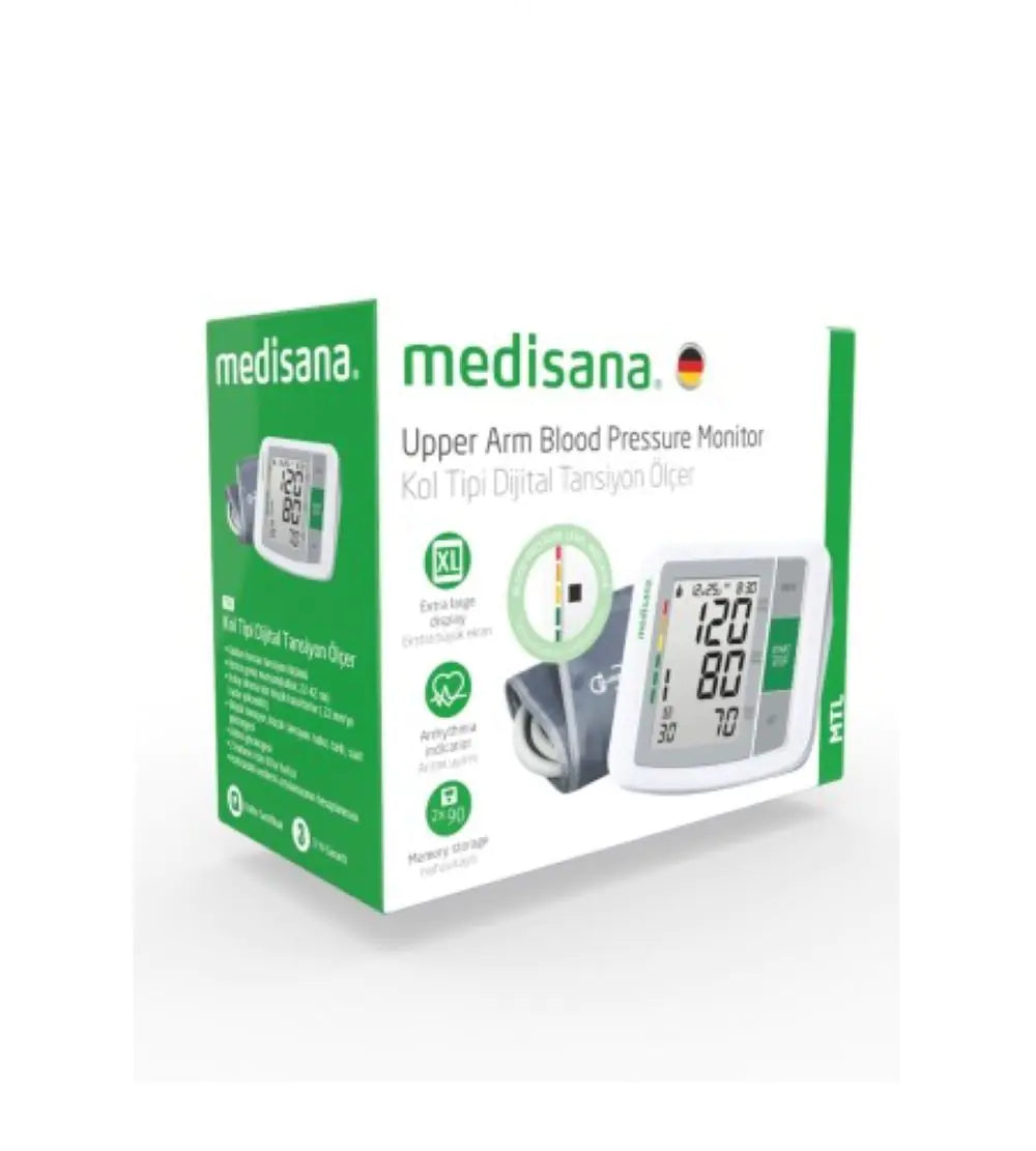 Medisana 48626 Upper Arm Digital Blood Pressure Monitor - Accurate & Comfortable for Home Use - Ideal for Hypertension & Heart Health Tracking