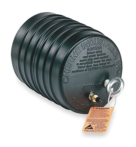12 Inch Rubber Pneumatic Test Ball Plug - Durable Leak Testing for Plumbing, Pipes & Drainage Systems