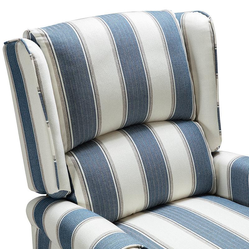 Erdeni Upholstered Manual Wingback Recliner Chair - Comfortable Living Room Armchair with Smooth Reclining Mechanism - Perfect for Home Theater, Reading Nook & Relaxation