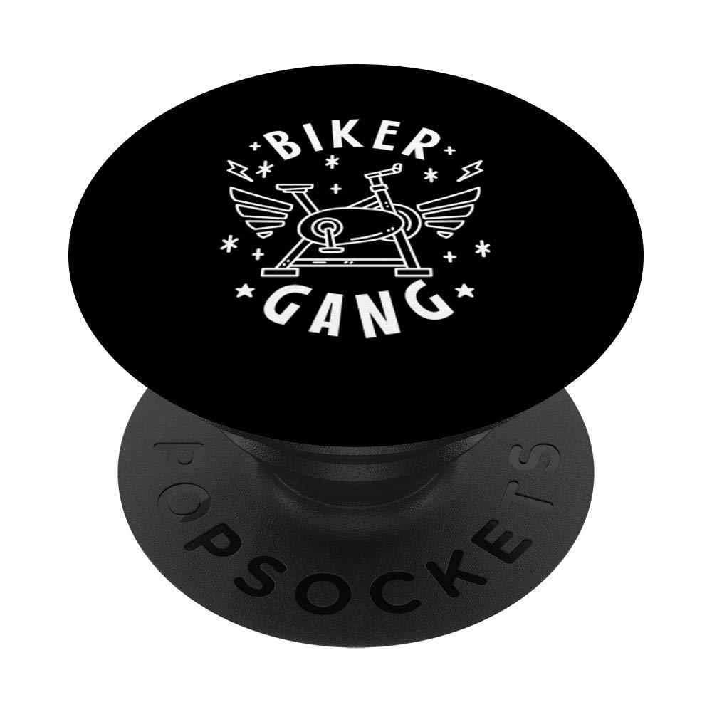 Biker Gang Design PopSockets Grip & Stand for iPhone, Samsung & Tablets - Perfect for Spin Class, Gym & Outdoor Activities
