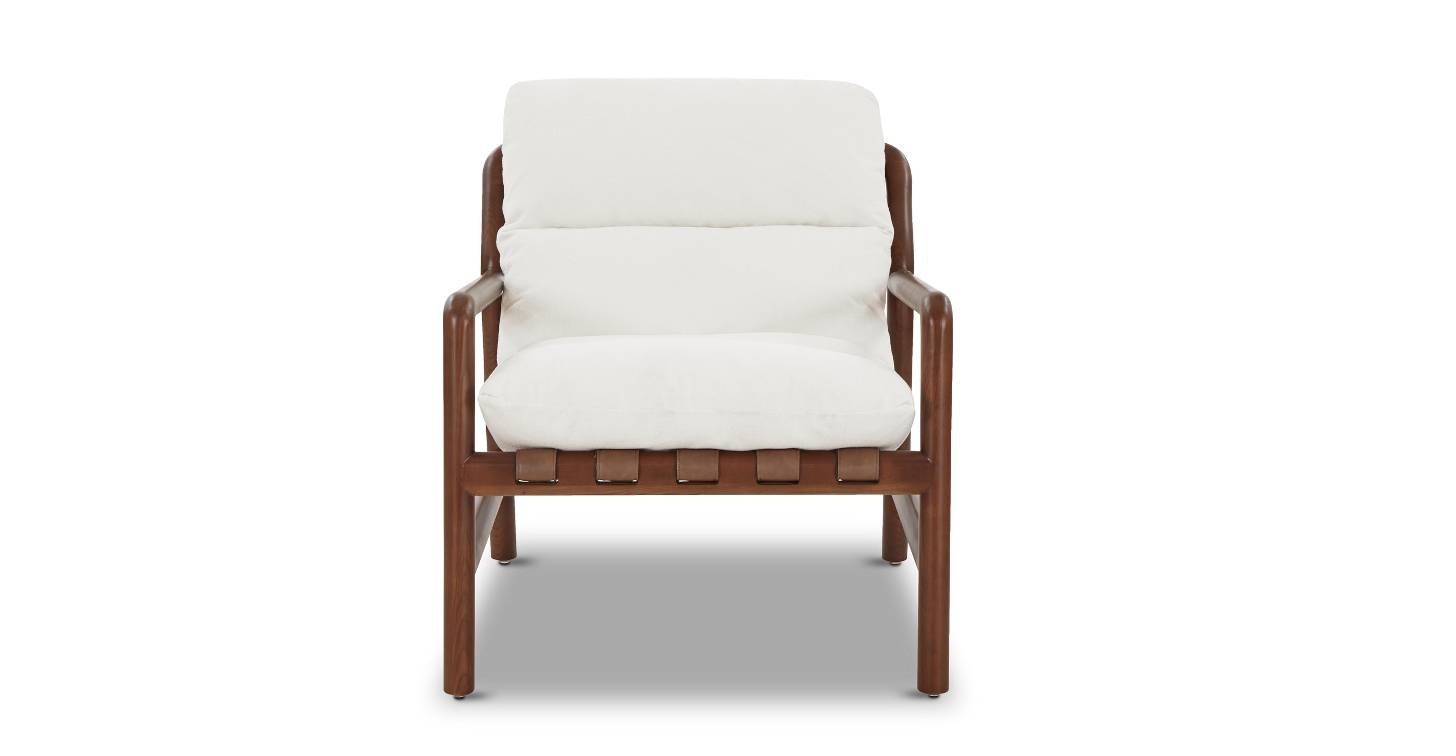 Pietras Modern Lounge Chair - Comfortable Mid-Century Accent Chair for Living Room, Bedroom & Office - Stylish Upholstered Armchair with Wooden Legs - Perfect for Relaxing, Reading & Decorating Your Home