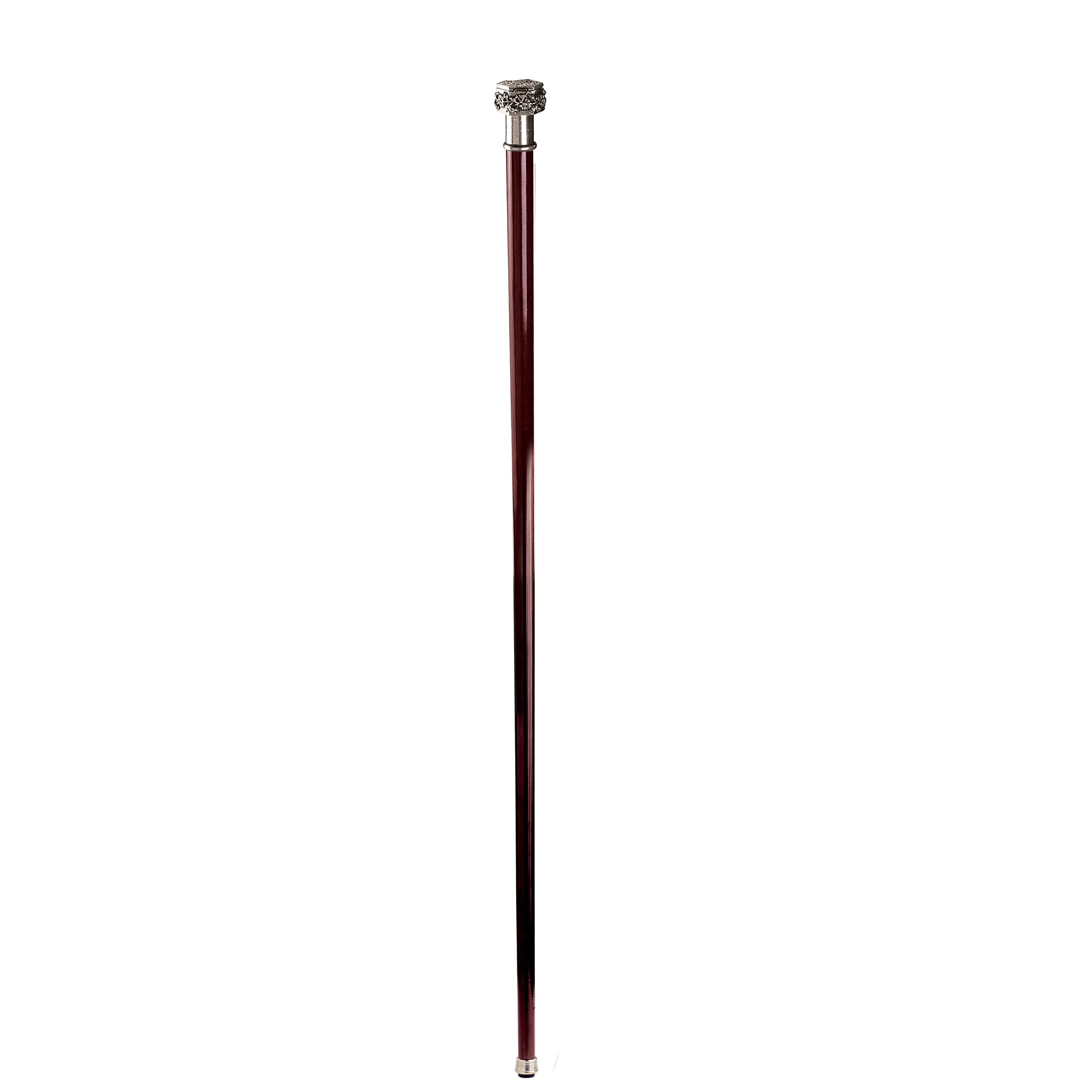 Design Toscano Pewter Walking Cane - Elegant Handcrafted Walking Stick for Men & Women - Perfect for Hiking, Fashion, and Collectors