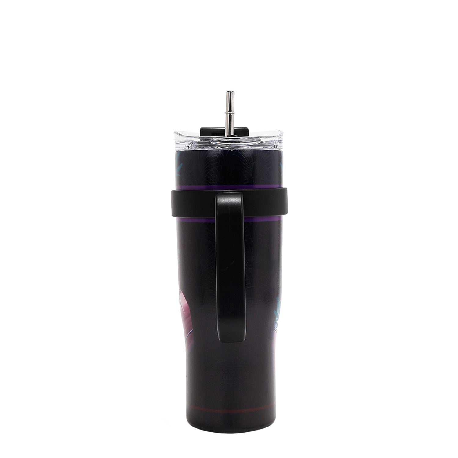 40oz Insulated Tumbler with Handle - Stainless Steel Vacuum Flask for Hot & Cold Drinks - Perfect for Travel, Gym, Office & Outdoor Activities