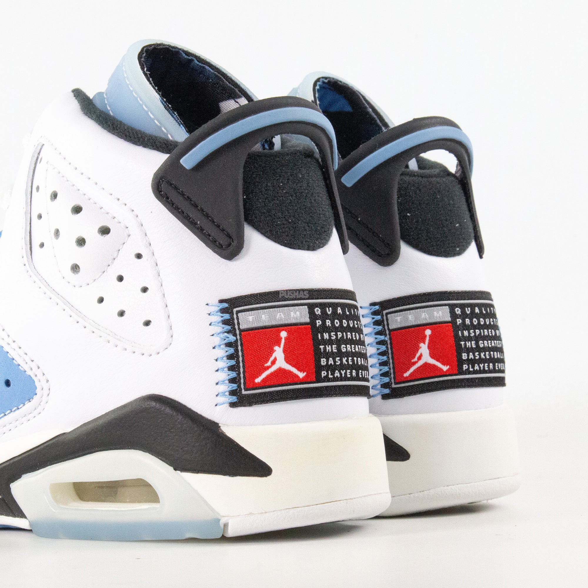 Air Jordan 6 Retro 'UNC White' GS Sneakers (2022) - Men's Basketball Shoes for Casual Wear & Street Style