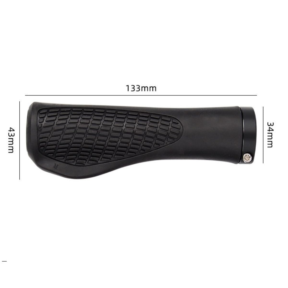 HOUSON Ergonomic Non-Slip Bicycle Handlebar Grips - Comfortable Rubber Bike Grips for MTB, eBike, City & Racing Bikes | Perfect for Commuting, Trail Riding & Long-Distance Cycling
