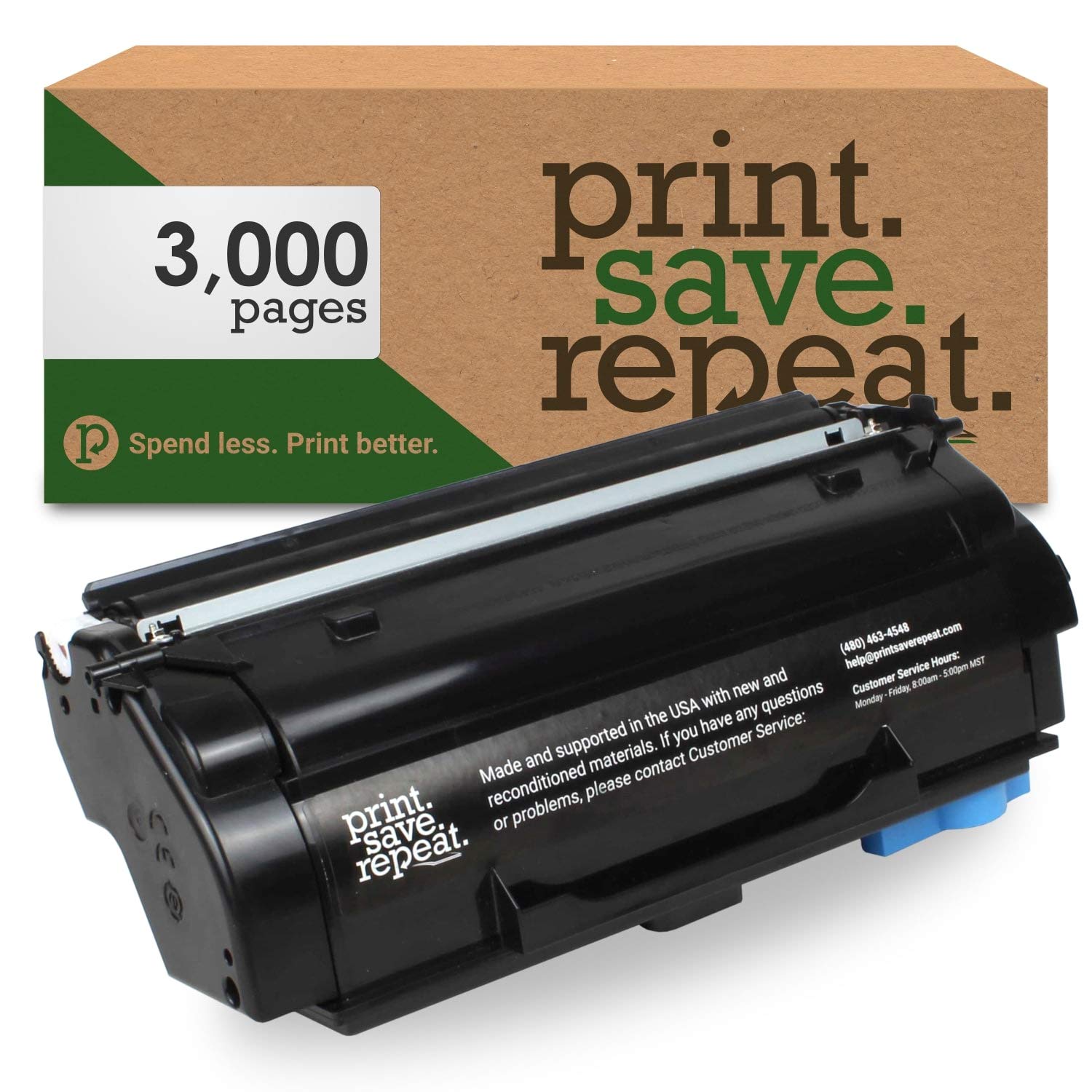 Lexmark B341H00 High Yield Remanufactured Toner Cartridge - Compatible with B3340, B3442, MB3442 Laser Printers | 3,000 Page Yield | Cost-Effective Printing Solution for Office & Home Use