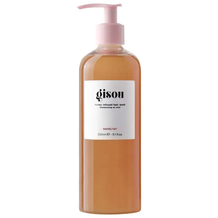 Gisou Honey Infused Hair Wash Shampoo - Nourishing & Hydrating for Dry, Damaged Hair | Perfect for Daily Use & Salon-Quality Results at Home
