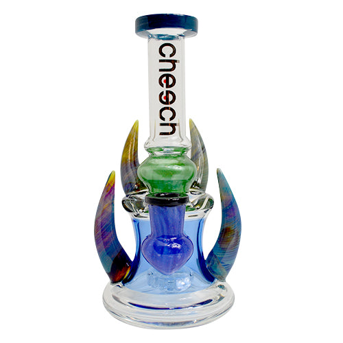 Premium Spike Horn Dab Rig Bong - 10mm Quartz Nail for Concentrates | Ergonomic Design for Smooth Hits | Perfect for Home Use & Parties