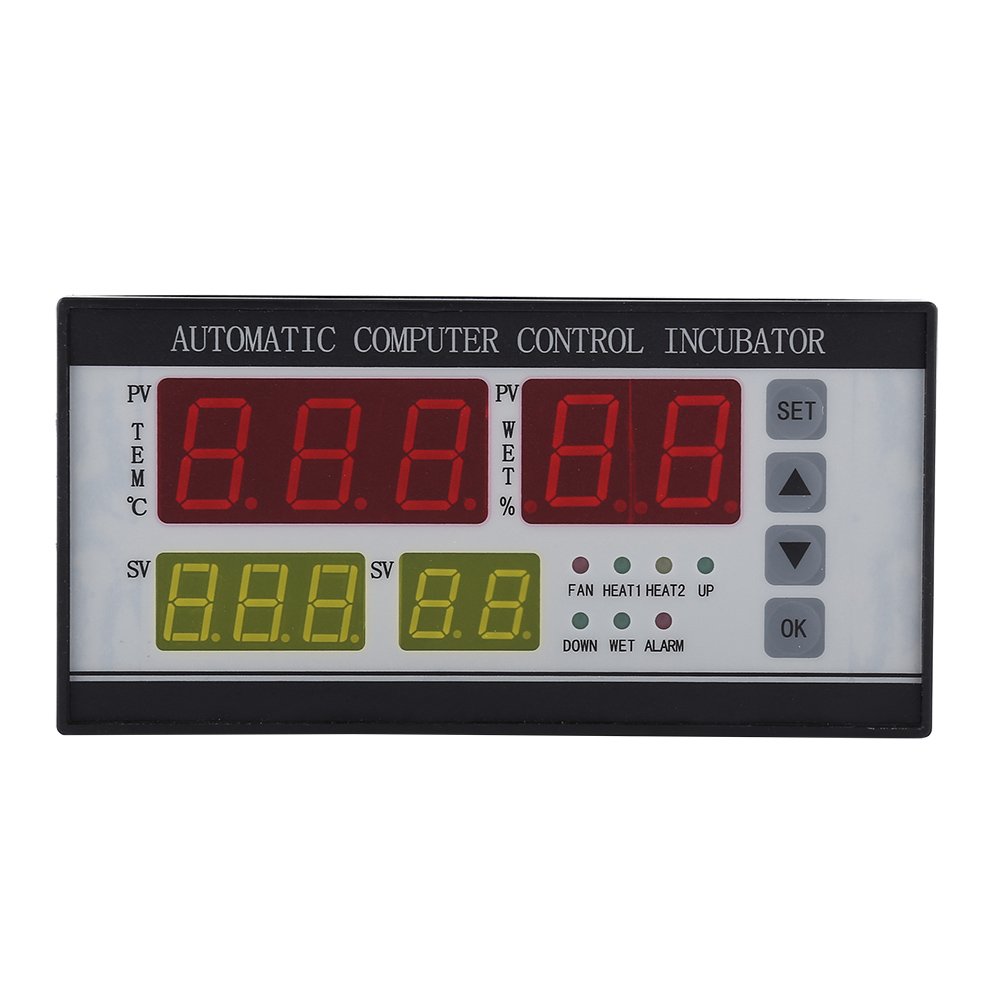 Egg Incubator Controller - Automatic Thermostat for Temperature & Humidity Control | Multi-Functional Poultry Hatchery Equipment for Chicken, Duck, Quail Eggs | Perfect for Farm, Home & Classroom Hatching Projects