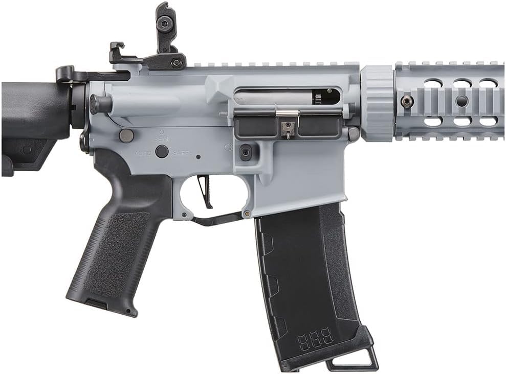 Lancer Tactical Gen 3 M4 Carbine SD Airsoft Rifle - Programmable Mosfet/ETU, Full/Semi Auto AEG - Includes Lipo Battery & Charger - Perfect for Tactical Training, Airsoft Battles & Outdoor Shooting Games