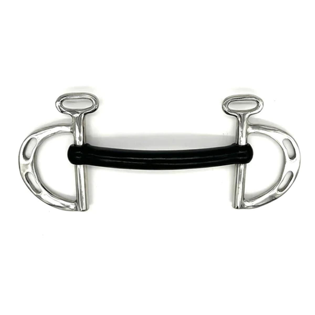 AJR Vulcanite Mullen Kimberwick Bit - Durable Horse Bit for English & Western Riding - Perfect for Dressage, Jumping & Trail Riding