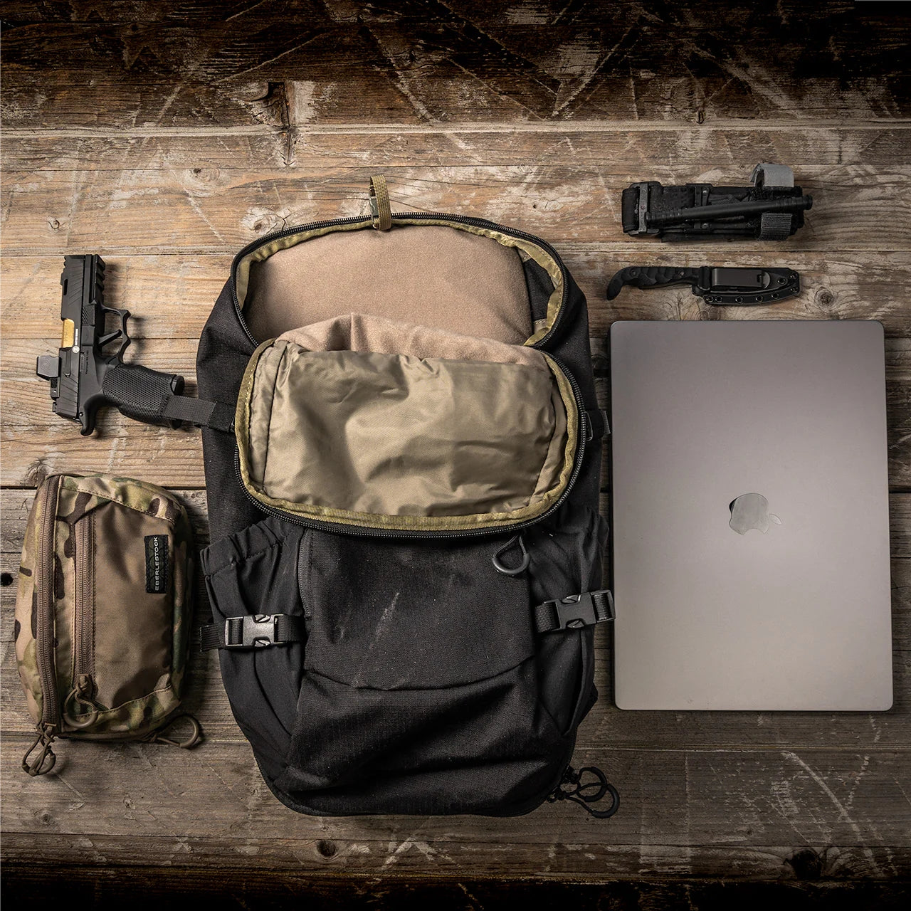 Eberlestock Jacknife Tactical Backpack - Durable EDC Pack for Outdoor Adventures, Hiking & Military Use | Compact Bug Out Bag for Survival Gear & Everyday Carry Essentials