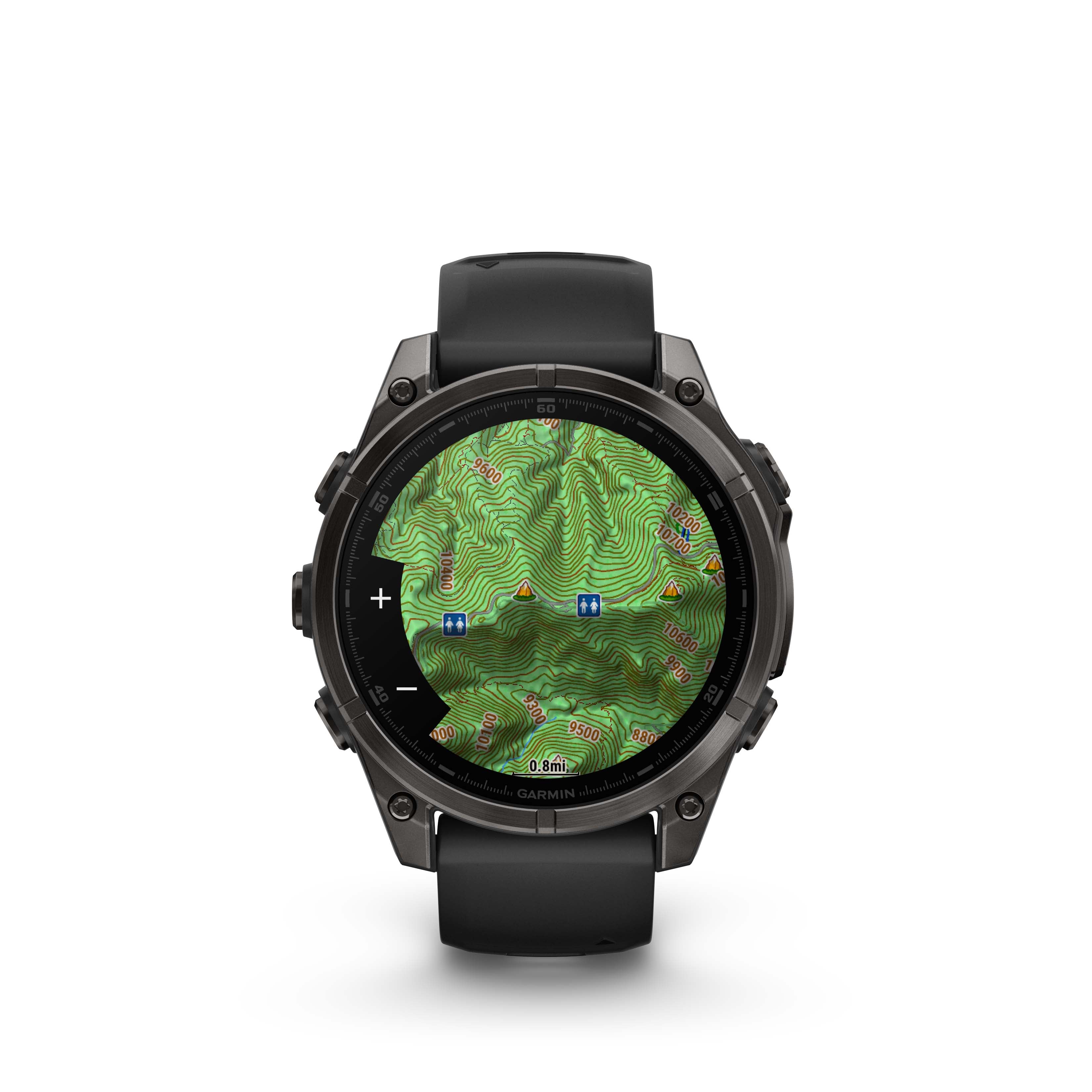 Garmin Fenix 8 Sapphire AMOLED 47mm Smartwatch with GPS, Heart Rate Monitor & Fitness Tracking - Perfect for Outdoor Adventures, Running & Hiking
