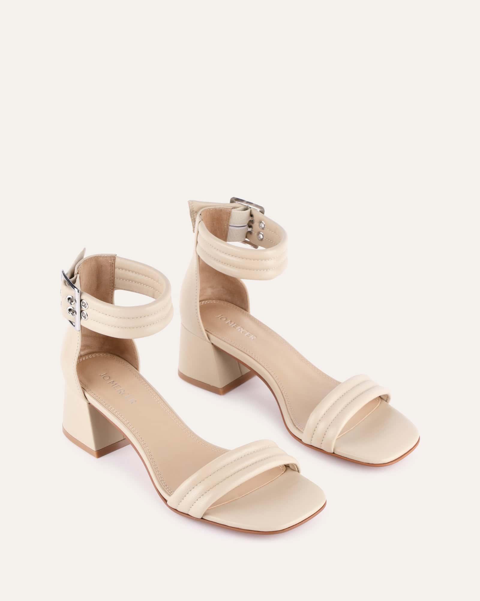 LYRIC Women's Mid Heel Sandals - Genuine Leather Strappy Summer Sandals for Beach, Wedding & Casual Outings