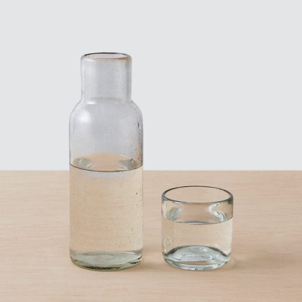 Premium Lago Glass Carafe Set - Elegant 750ml Water Pitcher with 6 Matching Glasses - Perfect for Iced Tea, Lemonade & Entertaining at Home