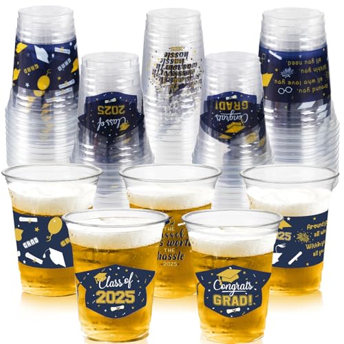 100 Navy Blue Cups