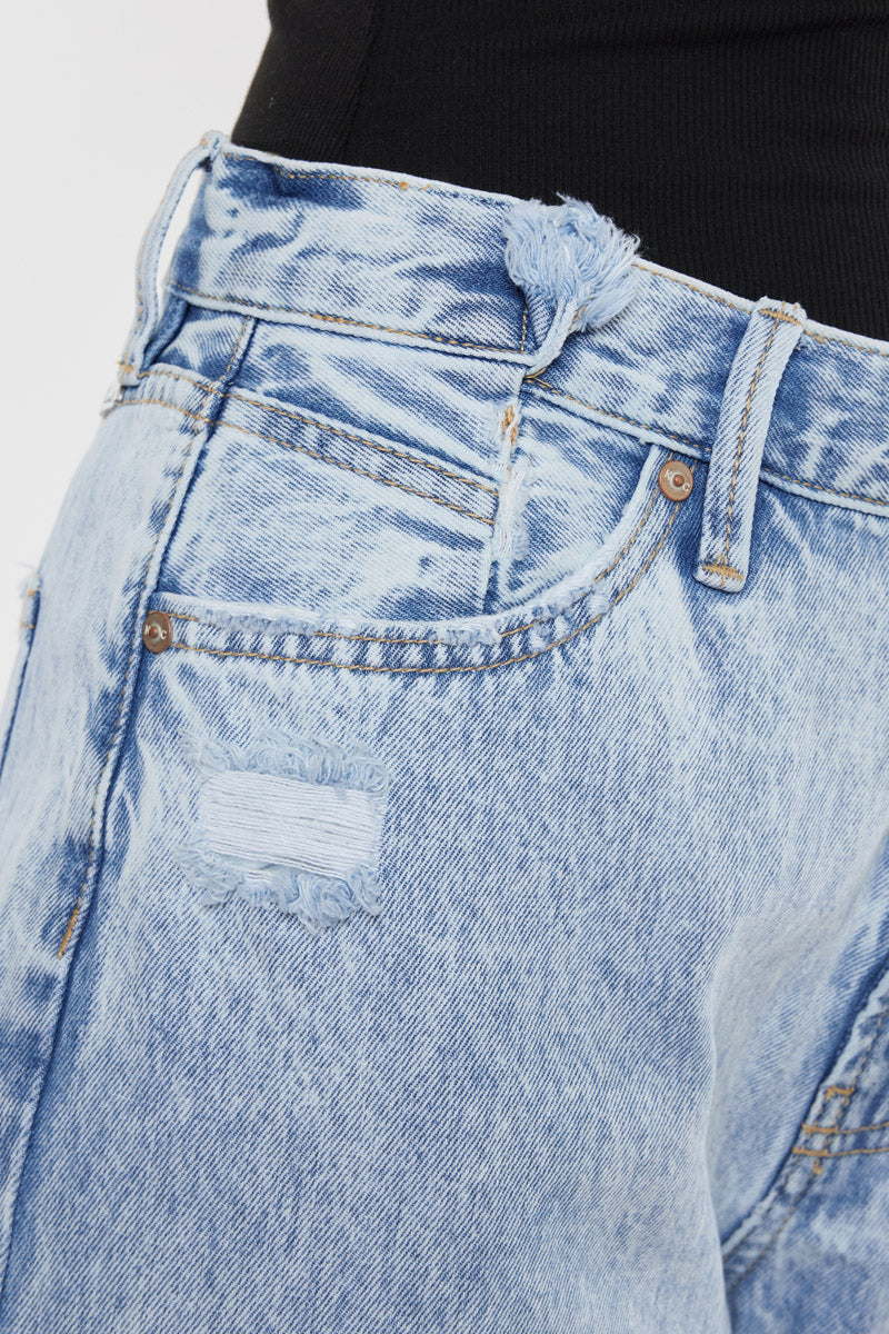 Meadow High Rise Straight Leg Jeans for Women - Stretchy Denim Pants, Comfortable & Flattering Fit - Perfect for Casual Wear, Office & Date Nights