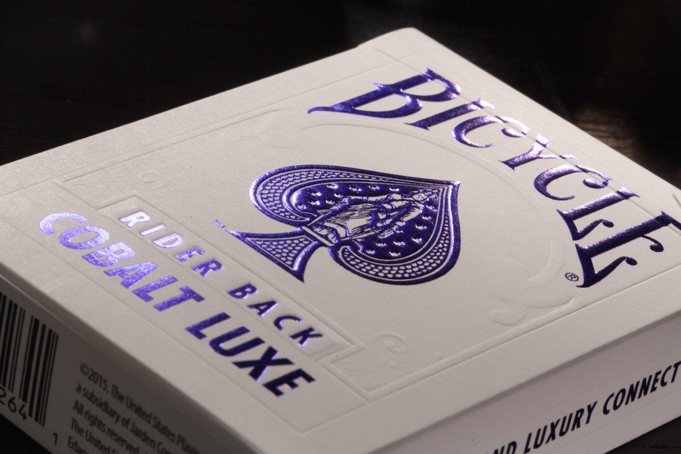 Premium Bicycle Rider Back Cobalt Luxe Blue Playing Cards - Poker, Magic Tricks & Card Games | Casino Quality Deck for Professional & Home Use