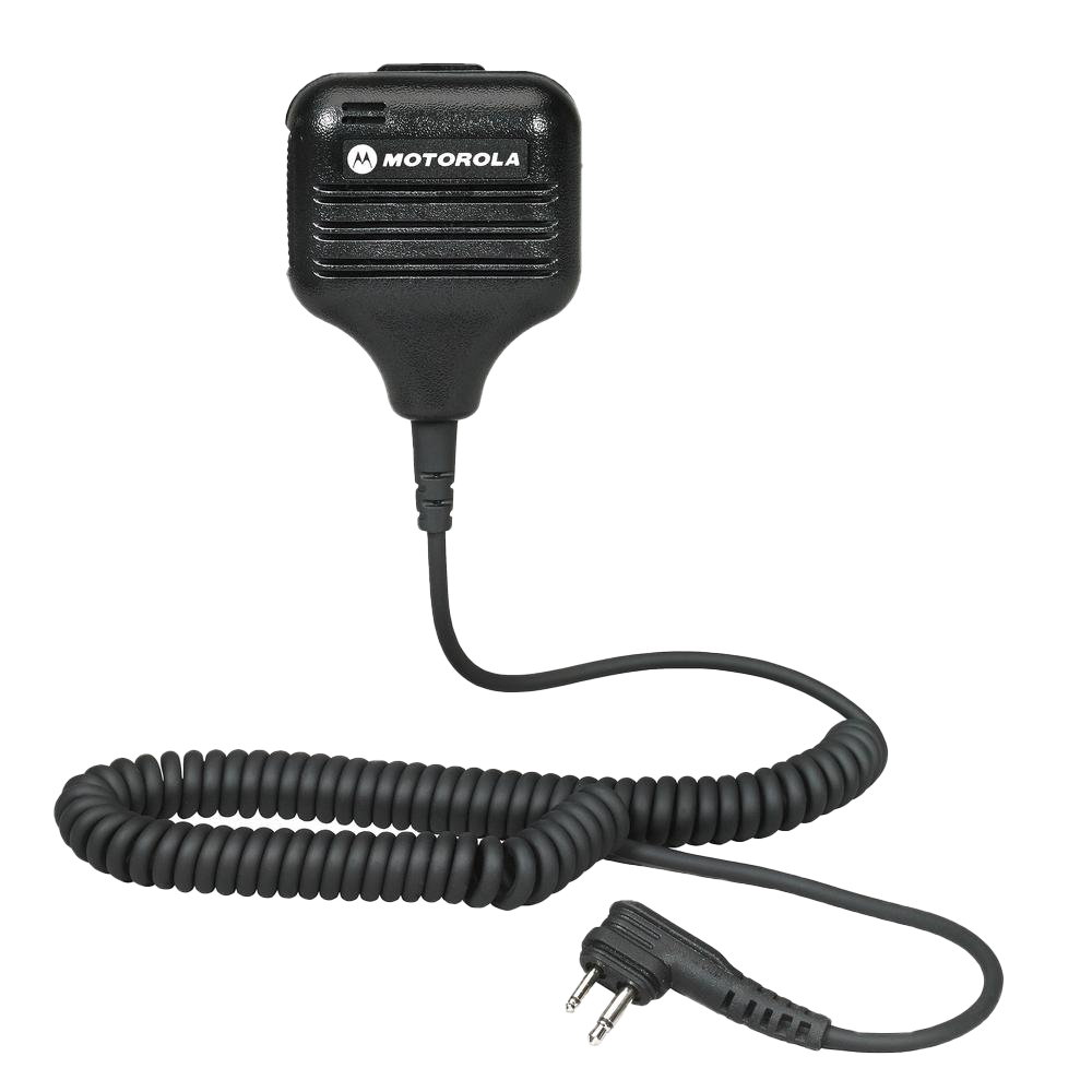 Motorola HMN9051 Two-Way Radio Remote Speaker Microphone - Hands-Free Communication for Security, Construction & Outdoor Activities