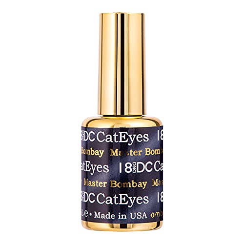 DND DC Cat Eyes Nail Polish - Master Bombay #18 Gel Polish for Long-Lasting Shine | Perfect for Salon, Home Manicures & Special Occasions