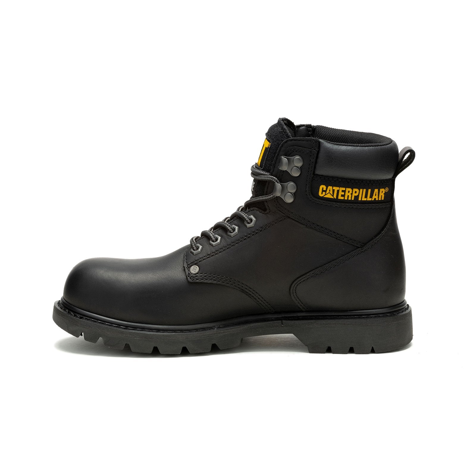 Men's Black Steel Toe Waterproof Work Boots for Construction & Outdoor Jobs - Durable Safety Shoes for Heavy Duty, Rainy Weather & Industrial Work