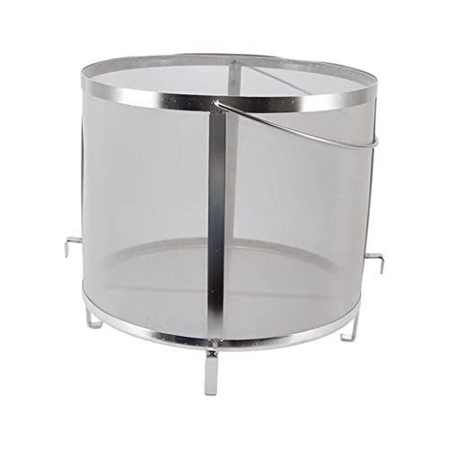 Zerodis 250 Micron Stainless Steel Hop Strainer - Homebrew Beer Filter Cartridge with Stand for Homemade Beer & Wine Brewing | Perfect for Craft Beer, IPA, and Home Brewing Kits