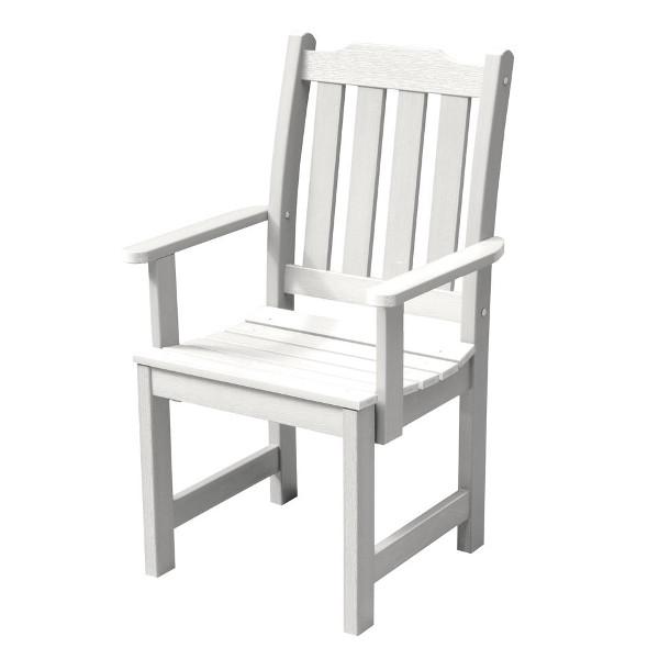 Eco-Friendly Recycled Plastic Outdoor Dining Armchair - Durable & Weather-Resistant Patio Chair for Garden, Deck, and Poolside Use